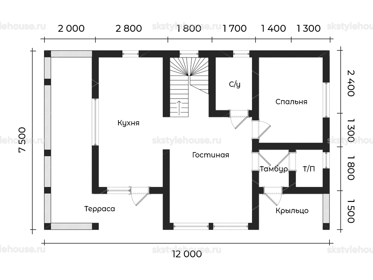 Планировка Сканди House