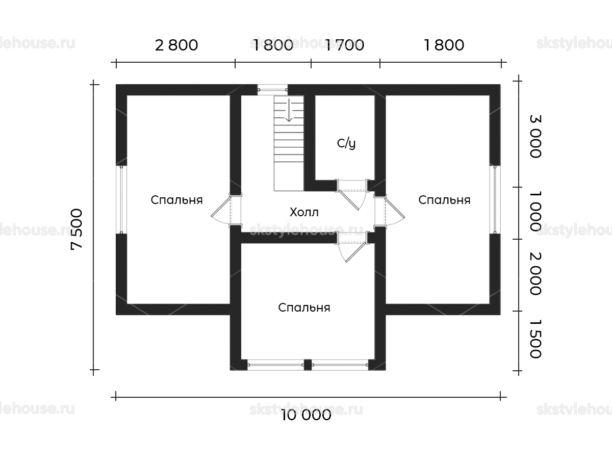 Планировка Сканди House